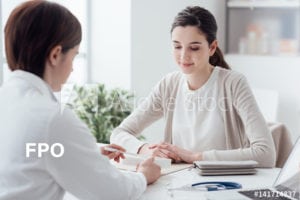 Doctor Patient Female Reviewing Options